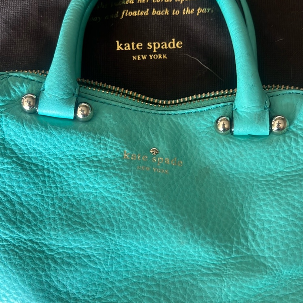 Tiffany blue Kate spade handbag